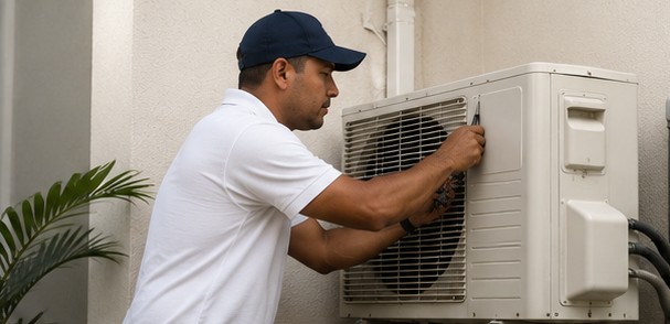 Technical property maintenance, air conditioning