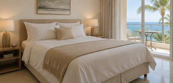 Property prepared ahead of the owner's arrival